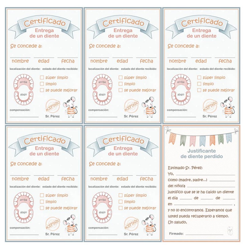 Kit Papéis + Die Cuts + Extras Coleção Ratoncito Pérez Kora Projects