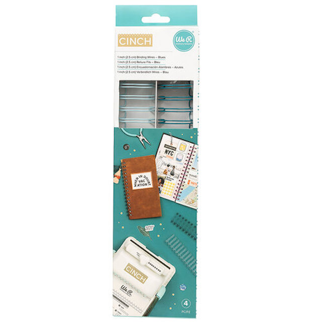 Espiral Encadernação Cinch BLUES  1" - 4pc