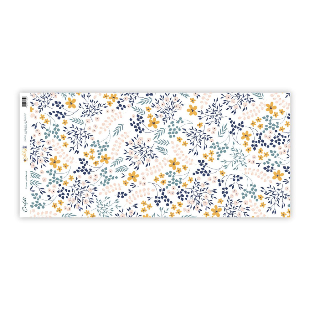 Tela Encadernar Flores Salitre Cocoloko