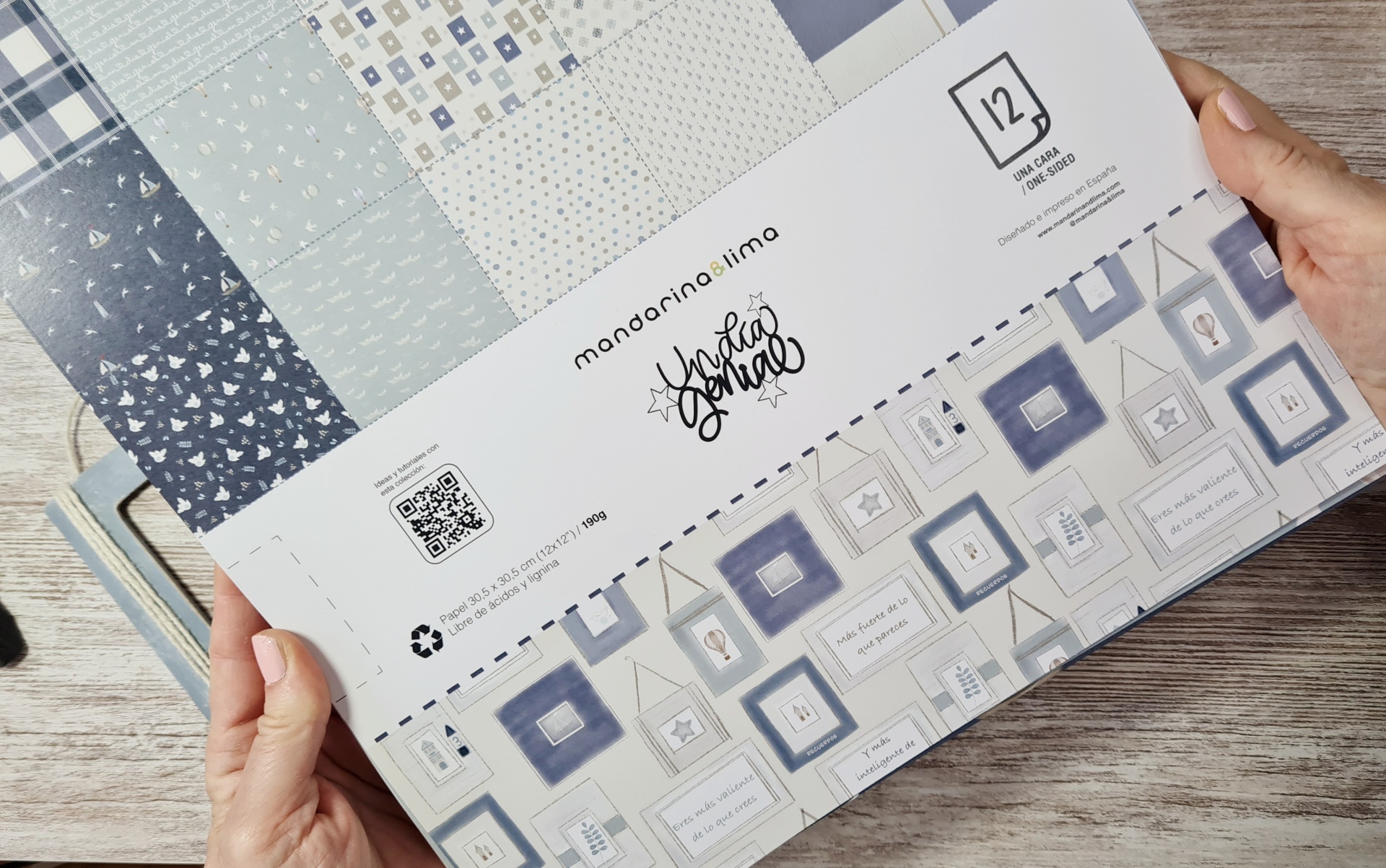 Coleção Papéis Un Dia Genial Mandarina & Lima