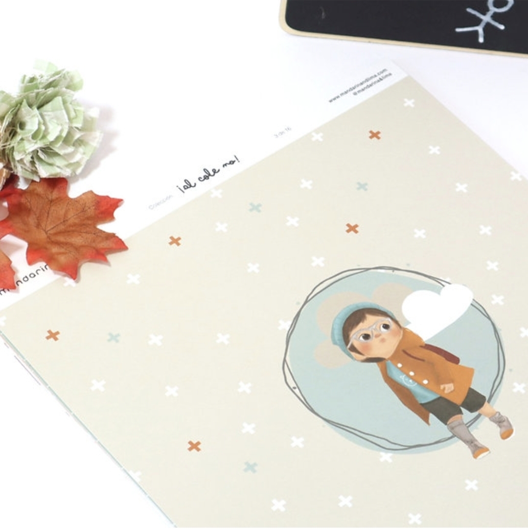 Papéis Al Cole No MandarinaLima