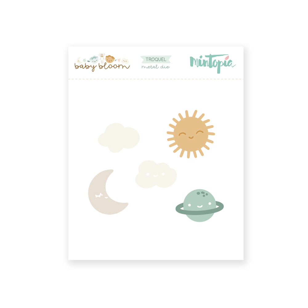 Cortantes ASTROS Baby Bloom Míntopia Studio