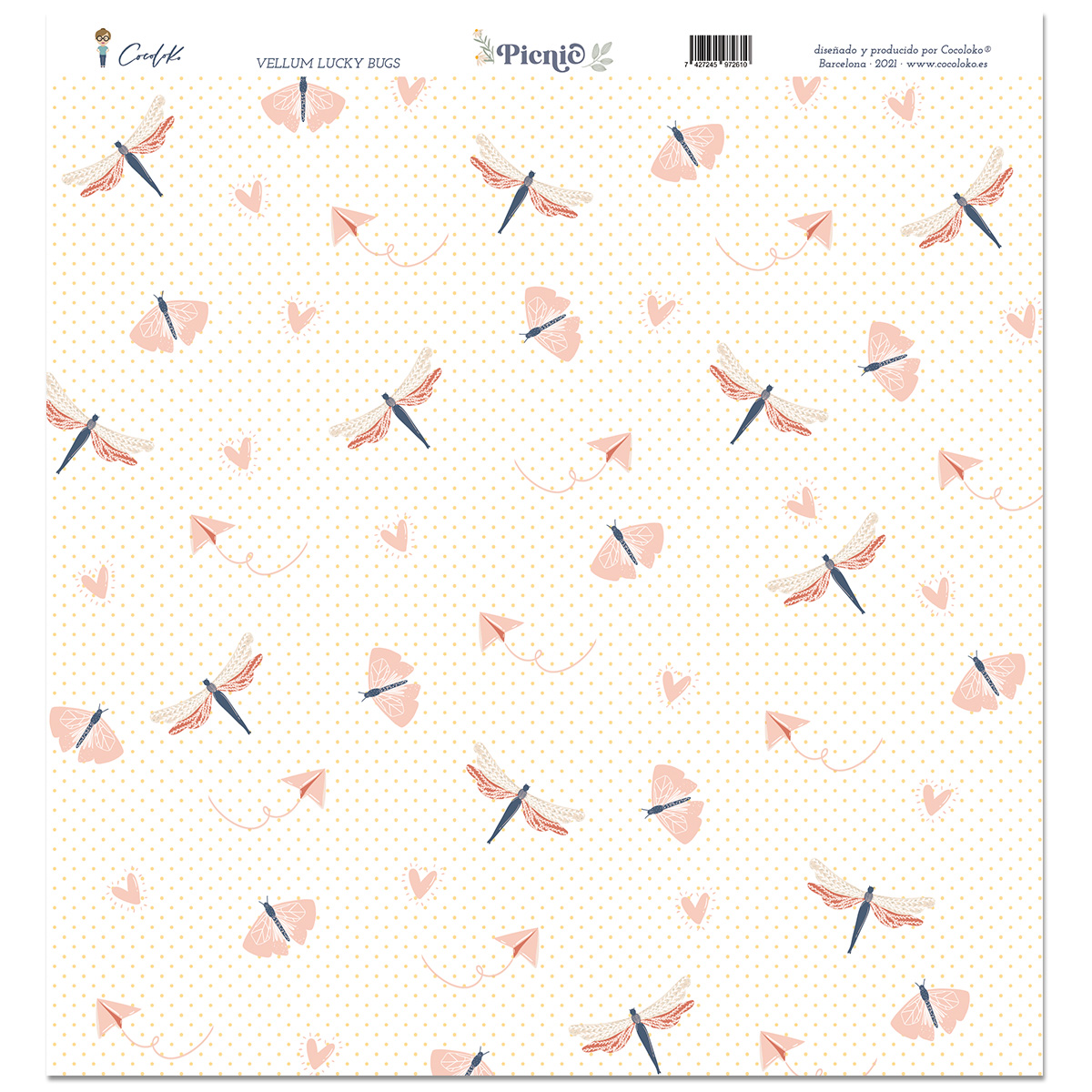Papel Vegetal LITTLE BUGS | PICNIC, Cocoloko