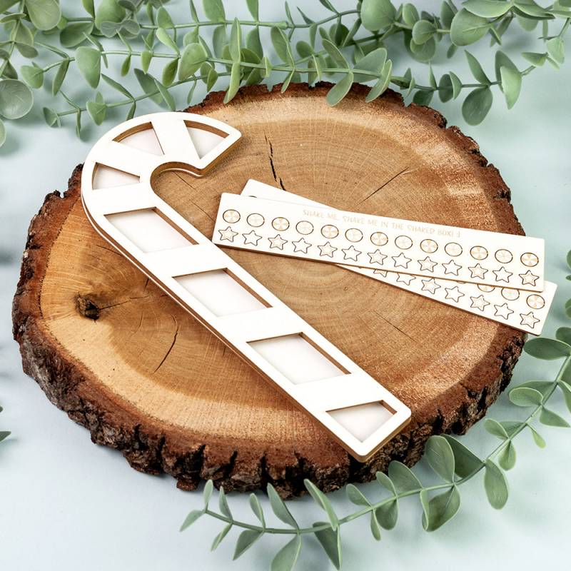 Shaker BENGALA NATAL Light Chipboard • Santa's Workshop P13 Paper Products