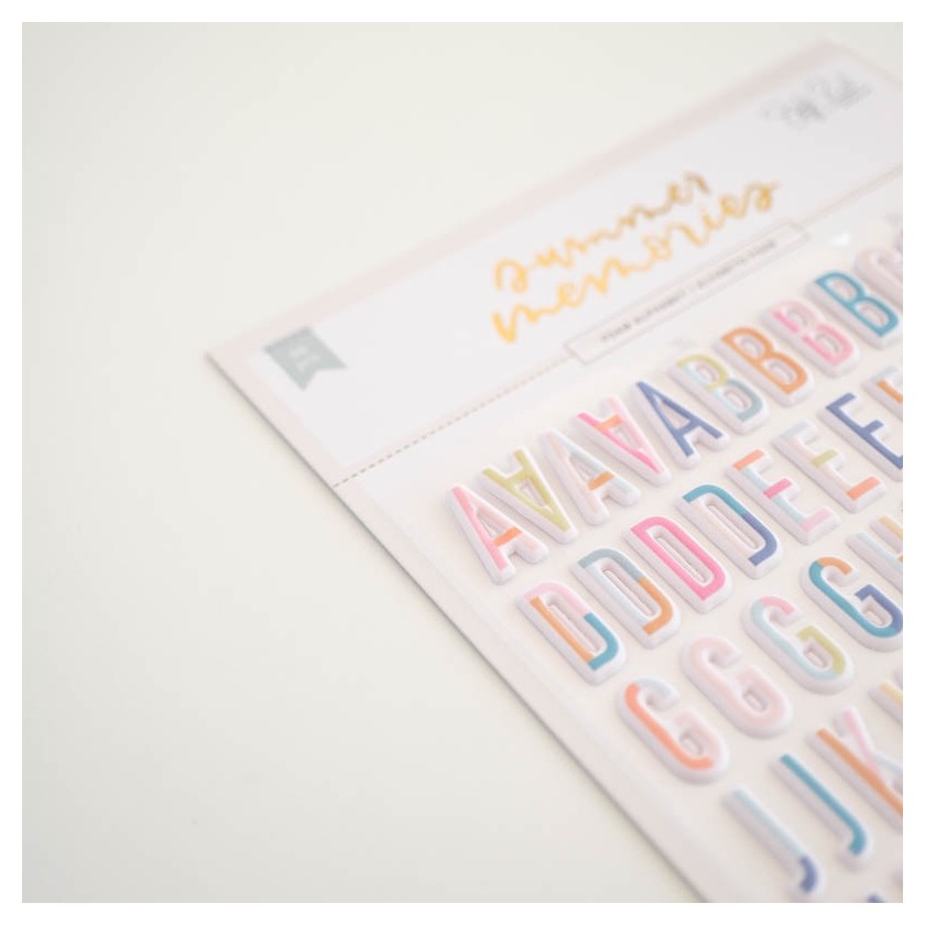 Alfabeto Summer Memories Lora Bailora