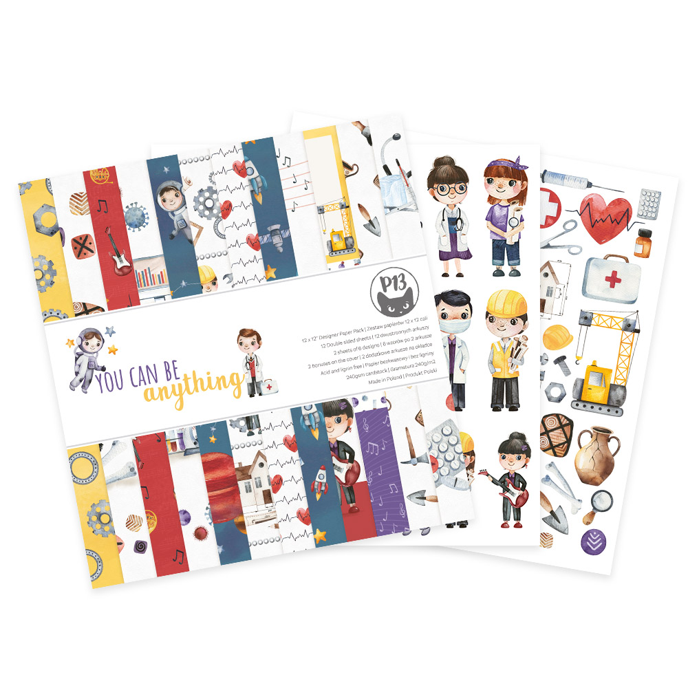 Bloco 12" You Can Be Anything P13 Paper Products