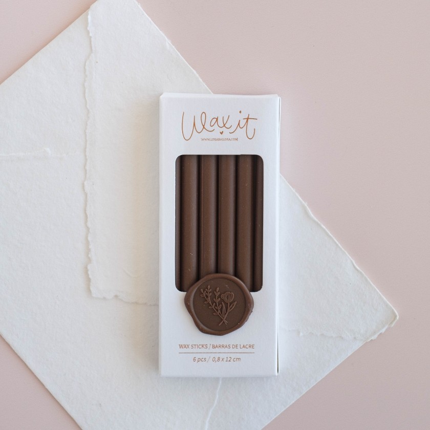 Barras Cera Lacre MOCHA Wax it