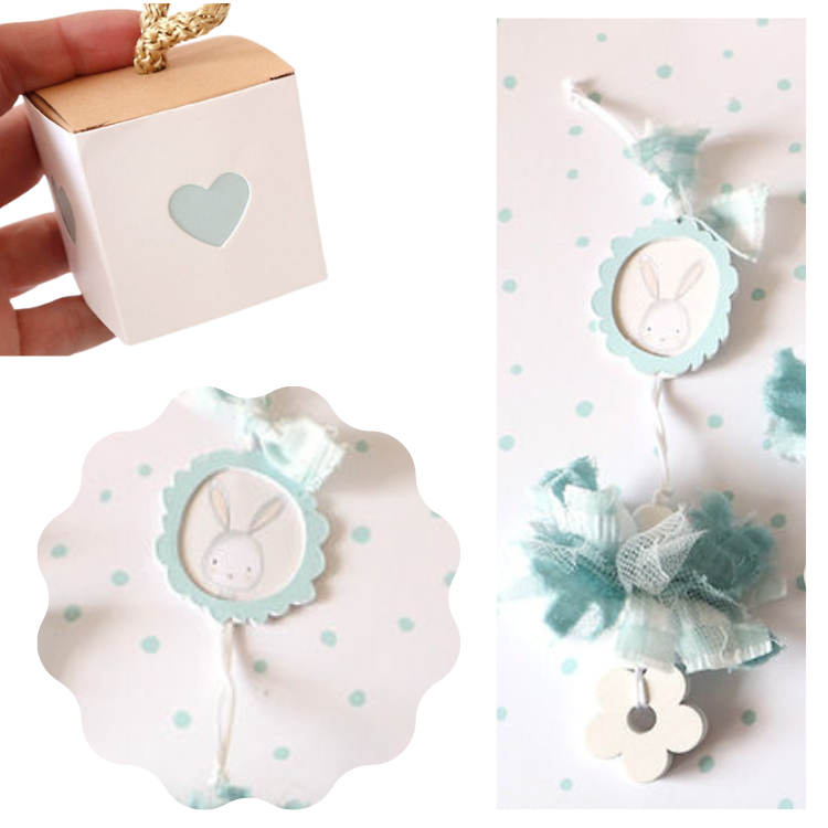 Adorno Lombadas + Caixa Azul Alegria Mandarina & Lima