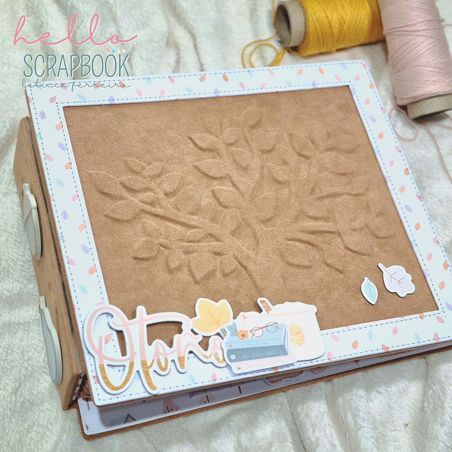 Álbum Fotos Scrapbook Doce Outono