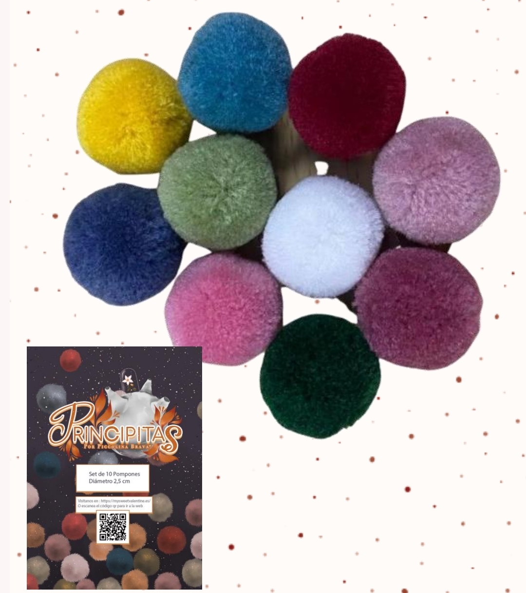 Pompons Principitas My Sweet Valentine