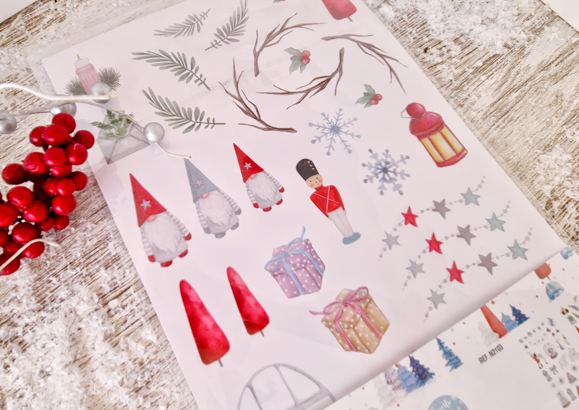 Die Cuts Cuento de Navidad Mandarina & Lima