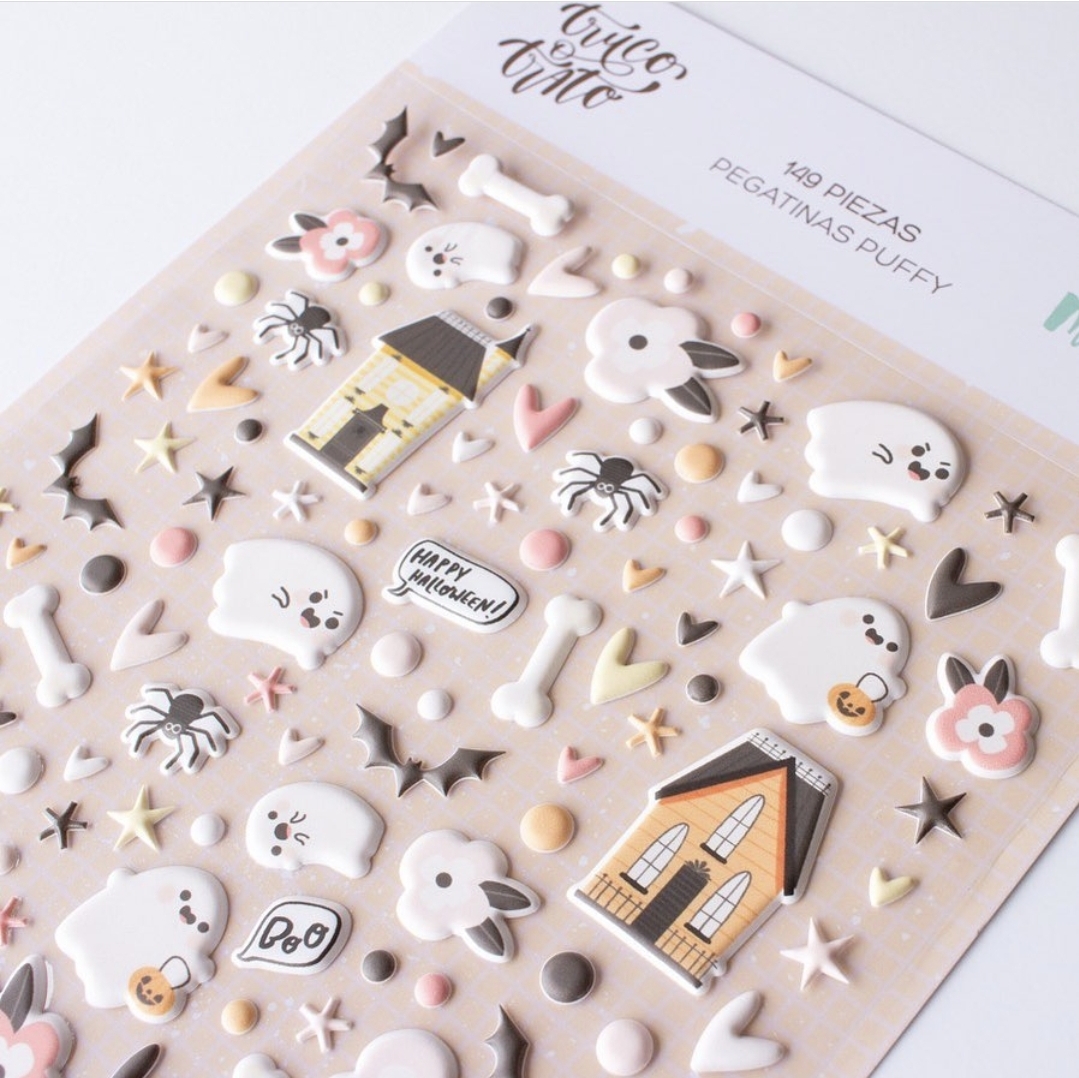 Autocolantes Puffy Truco o Trato Míntopia