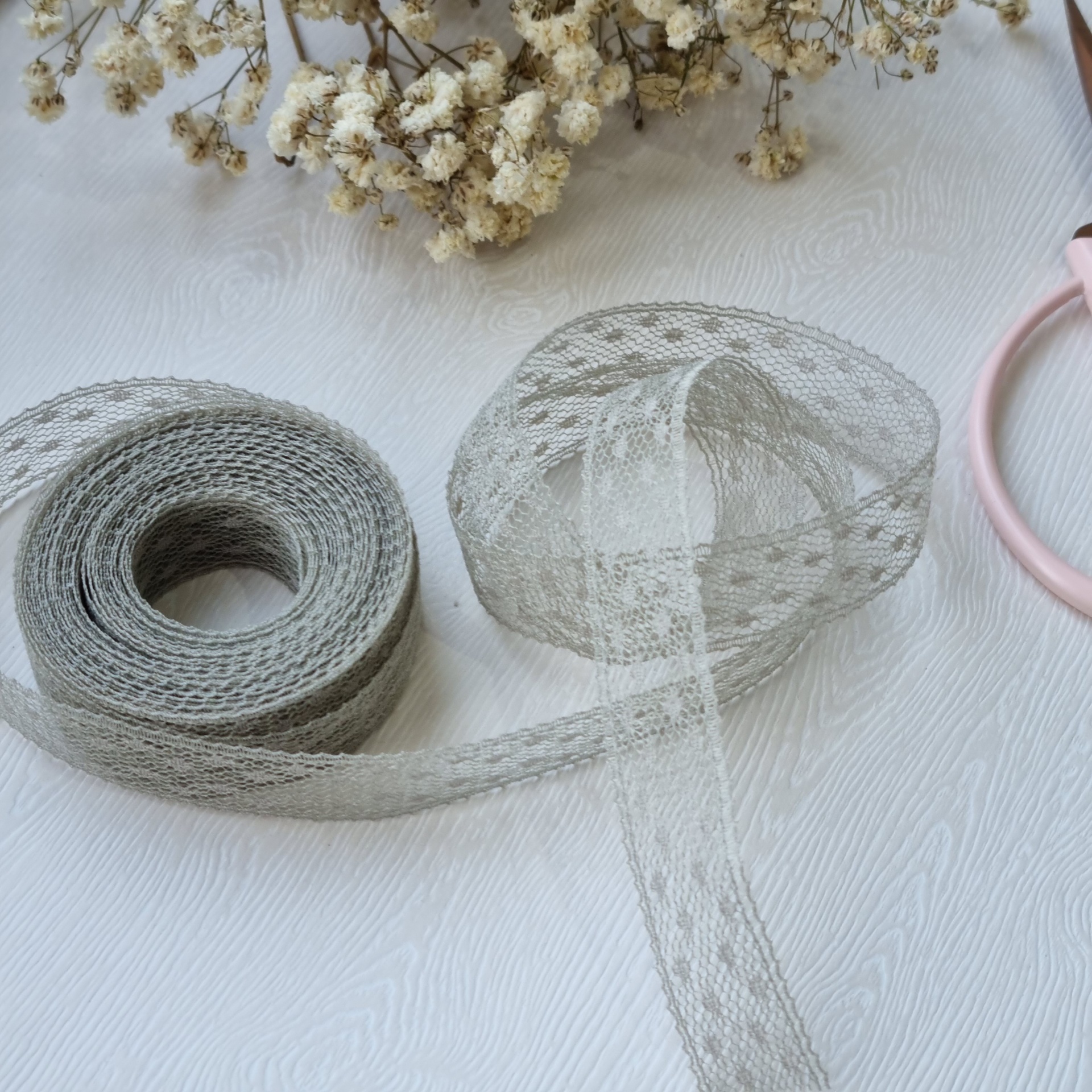 Fita Lace 1,5 cm Taupe