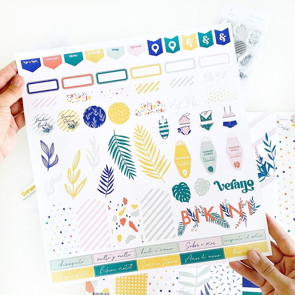 Stack Papéis 12x12" + folha de recortáveis | BIKINI, Cocoloko