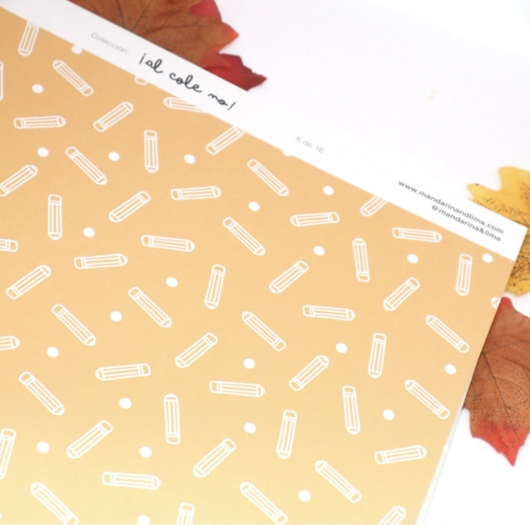 Papéis Al Cole No MandarinaLima