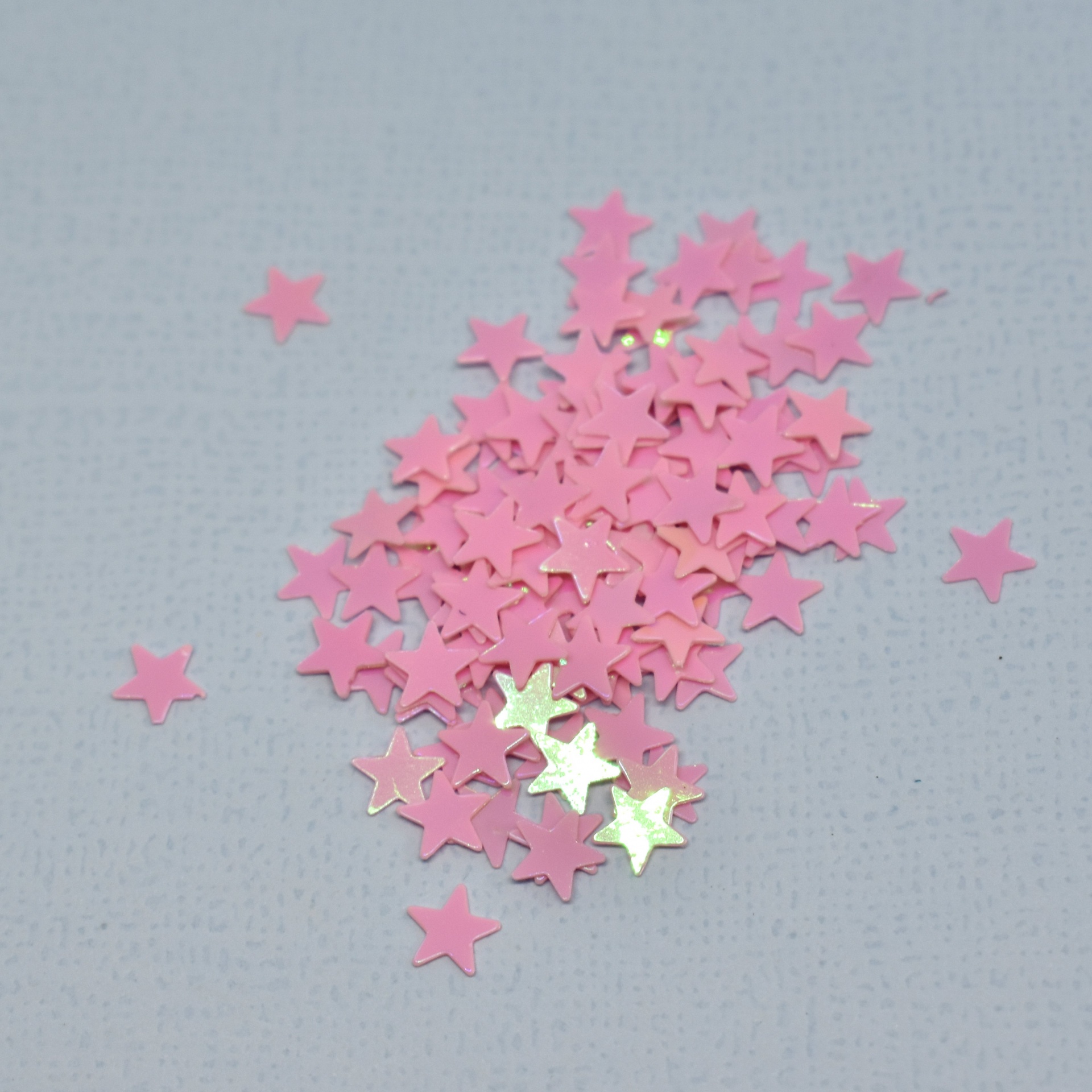 Lantejoulas Mini Estrelas Rosa | Oh Naif