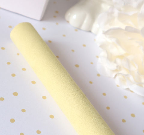 Antelina Encadernação Amarelo Pastel Tessuti Piccolina