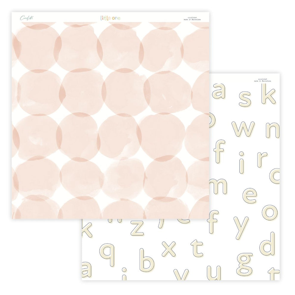 Bloco 24 papéis 12"×12" Little One Cocoloko