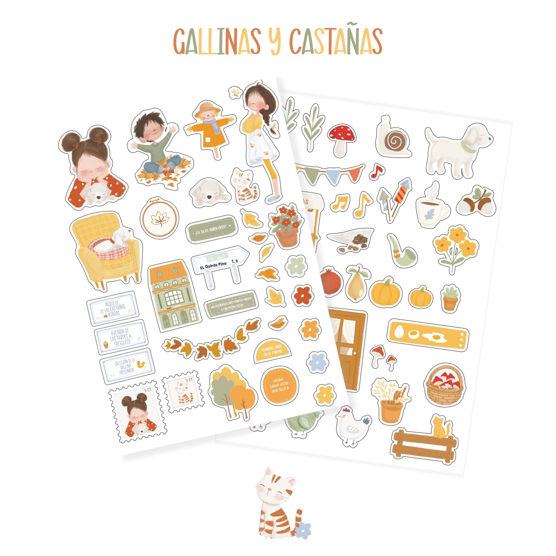Die Cuts Gallinas y Castañas Mariquilla Shop