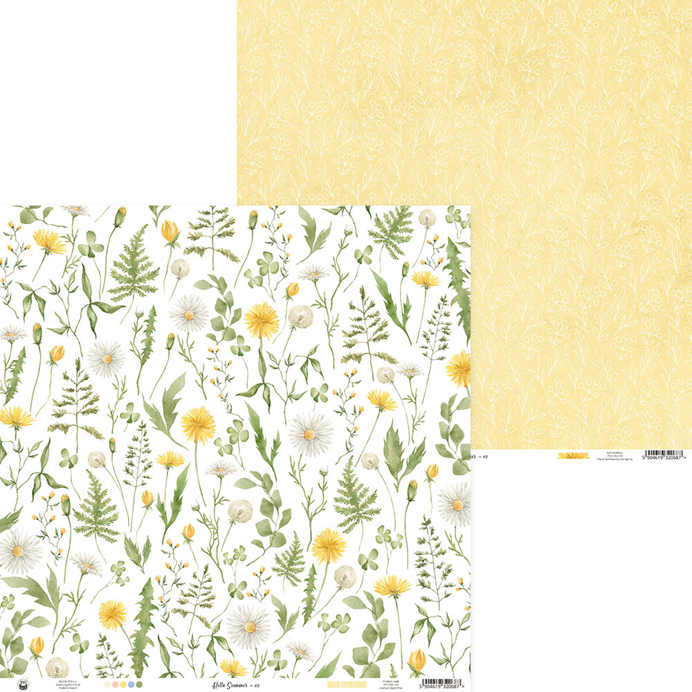 Bloco 12" Hello Summer P13 Paper Products
