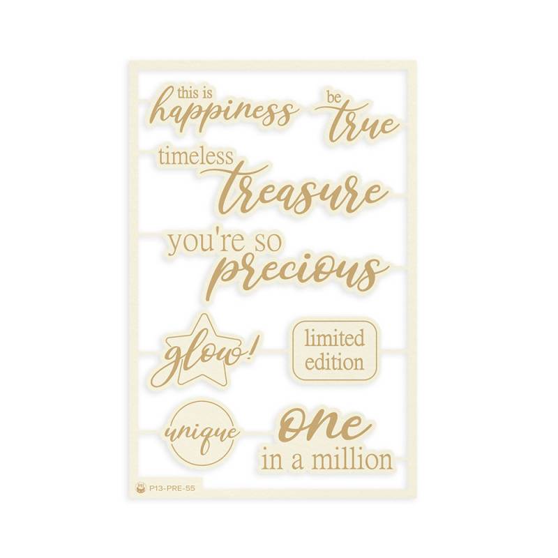 Chipboard 06 Frases PRECIOUS P13 Paper Products