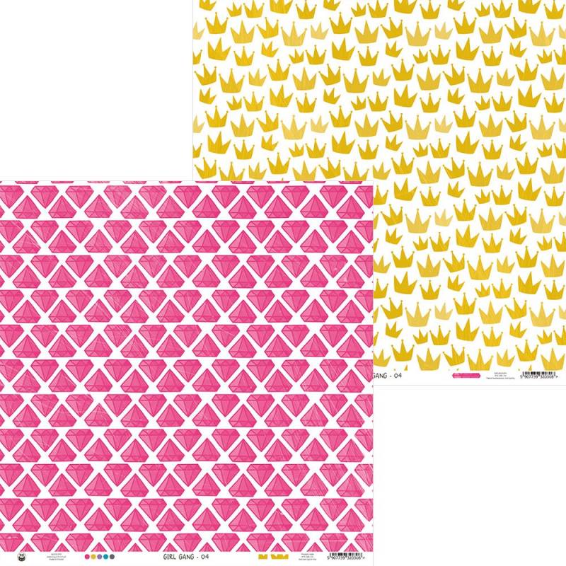 Kit Papéis 12" Girl Gang P13 Paper Products
