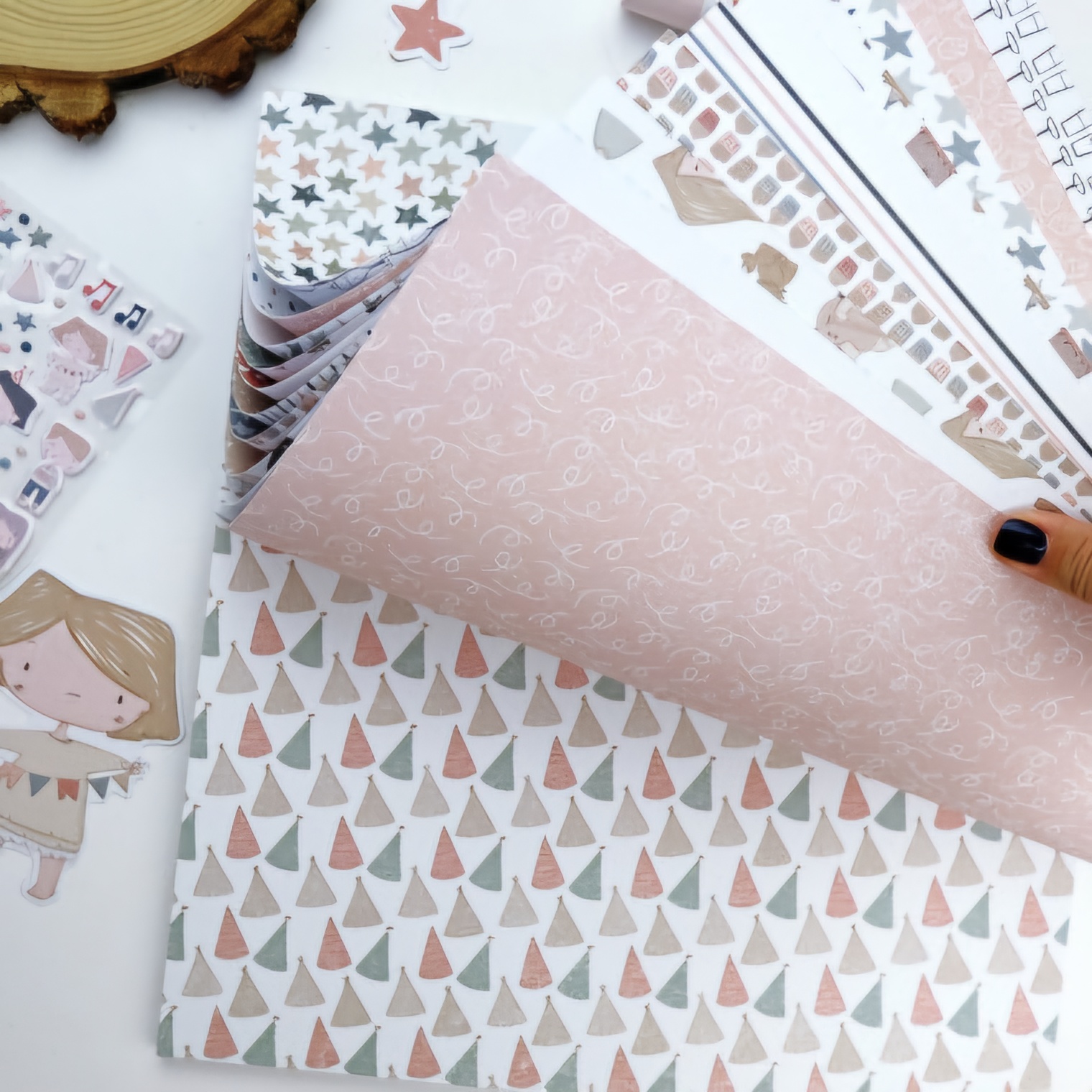 Bloco Papéis 12"×12" Ohana de Fiesta Alua Cid