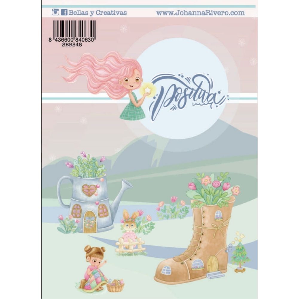 Bloco papéis pequeno Positiva Johanna Rivero