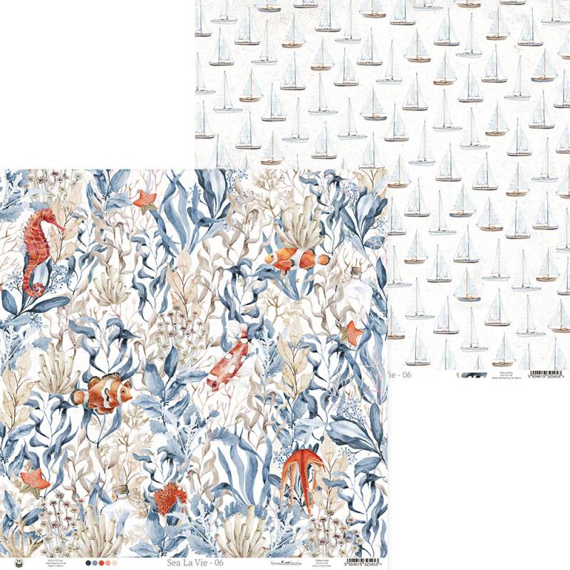 Bloco 12"x12" Sea La Vie P13 Paper Products