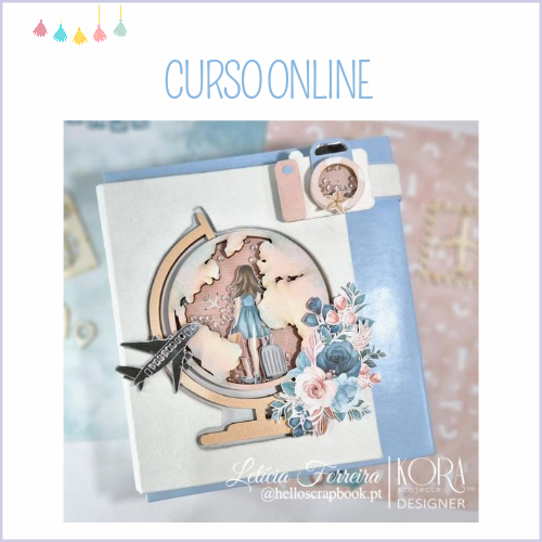 Tutorial Scrapbook Online em ES Álbum Soñar y Viajar