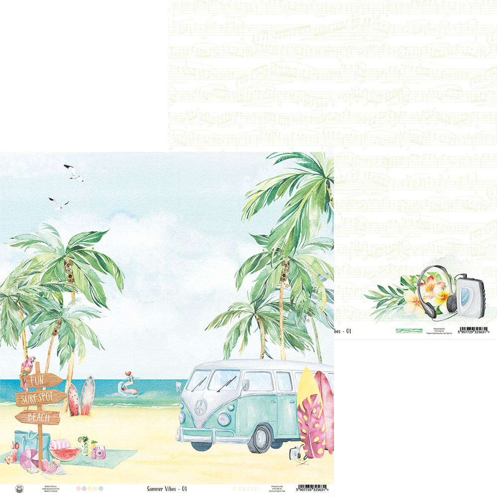 Bloco 12" Summer Vibes P13 Paper Products