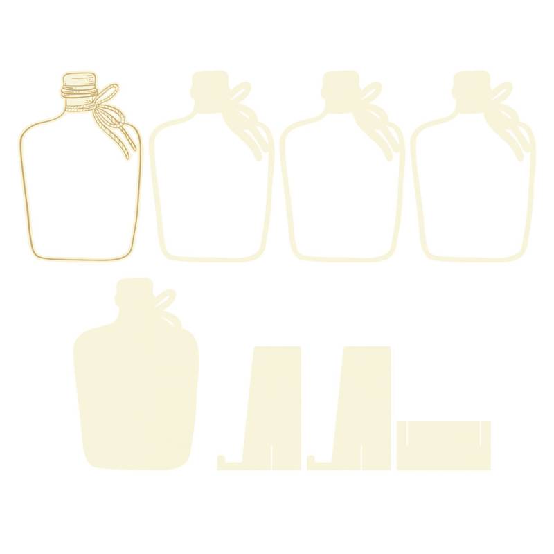 Decor base chipboard Garrafa Sea La Vie  P13 Paper Products