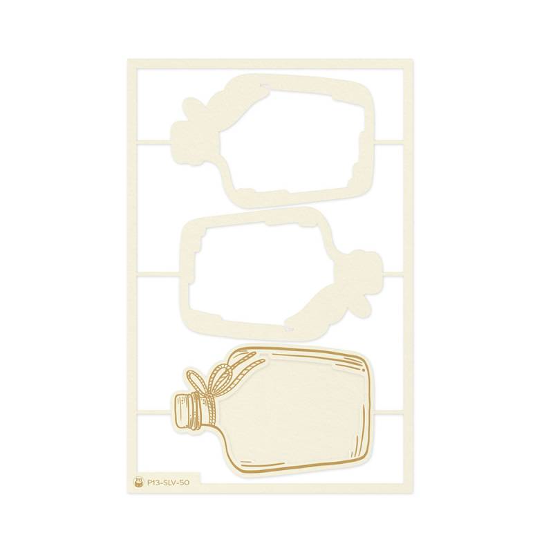 Chipboard 05 Garrafa Shaker SEA LA VIE P13 Paper Products