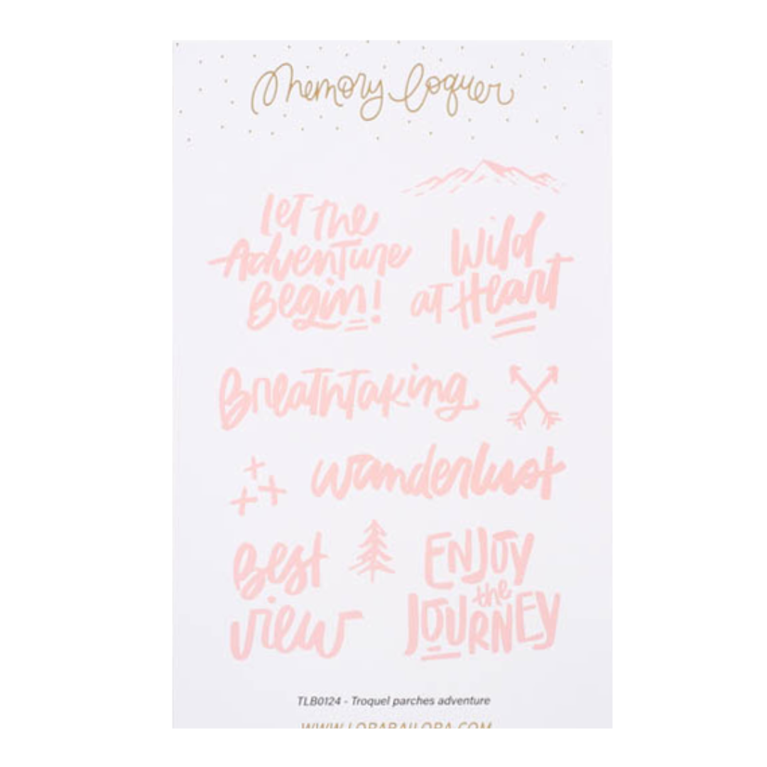 Cortantes PARCHES ADVENTURES Memory Loquer Lora Bailora