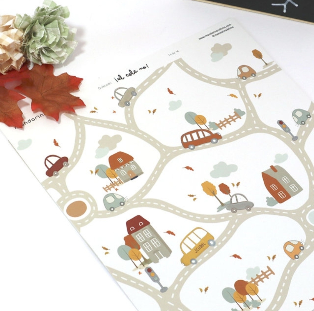 Papéis Al Cole No MandarinaLima