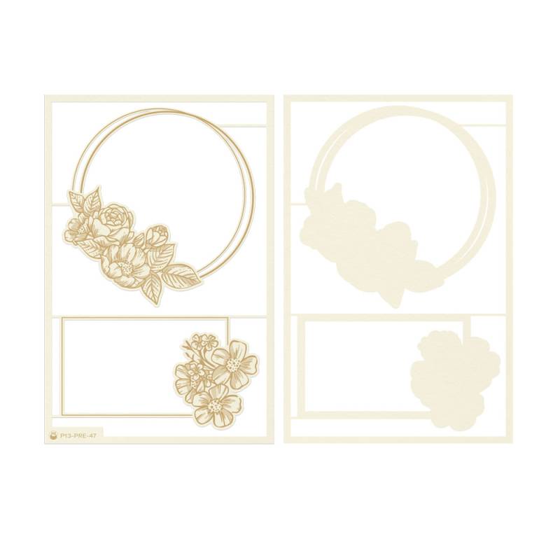 Chipboard 04 Molduras Flores PRECIOUS P13 Paper Products