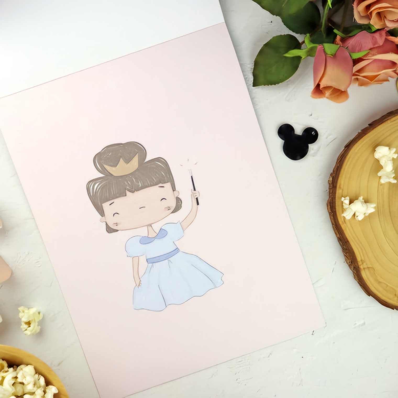 Bloco Papéis Ilustrações Fantasia Alua Cid