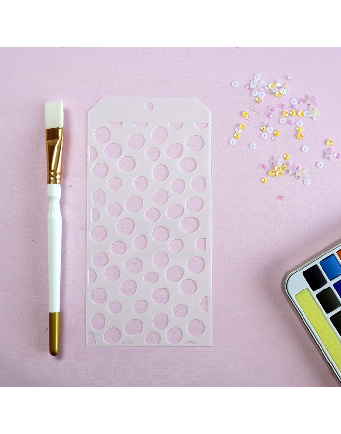 Stencil Pontos Maxi | GOLPIÑO, Alua Cid