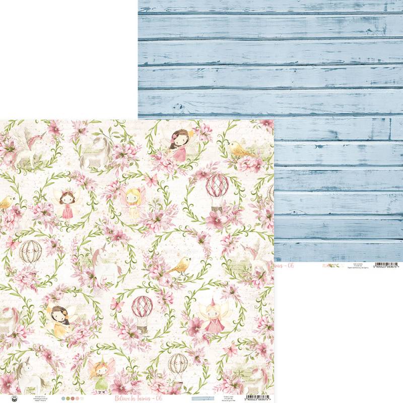 Bloco 12"x12" Believe in Fairies P13 Paper Products