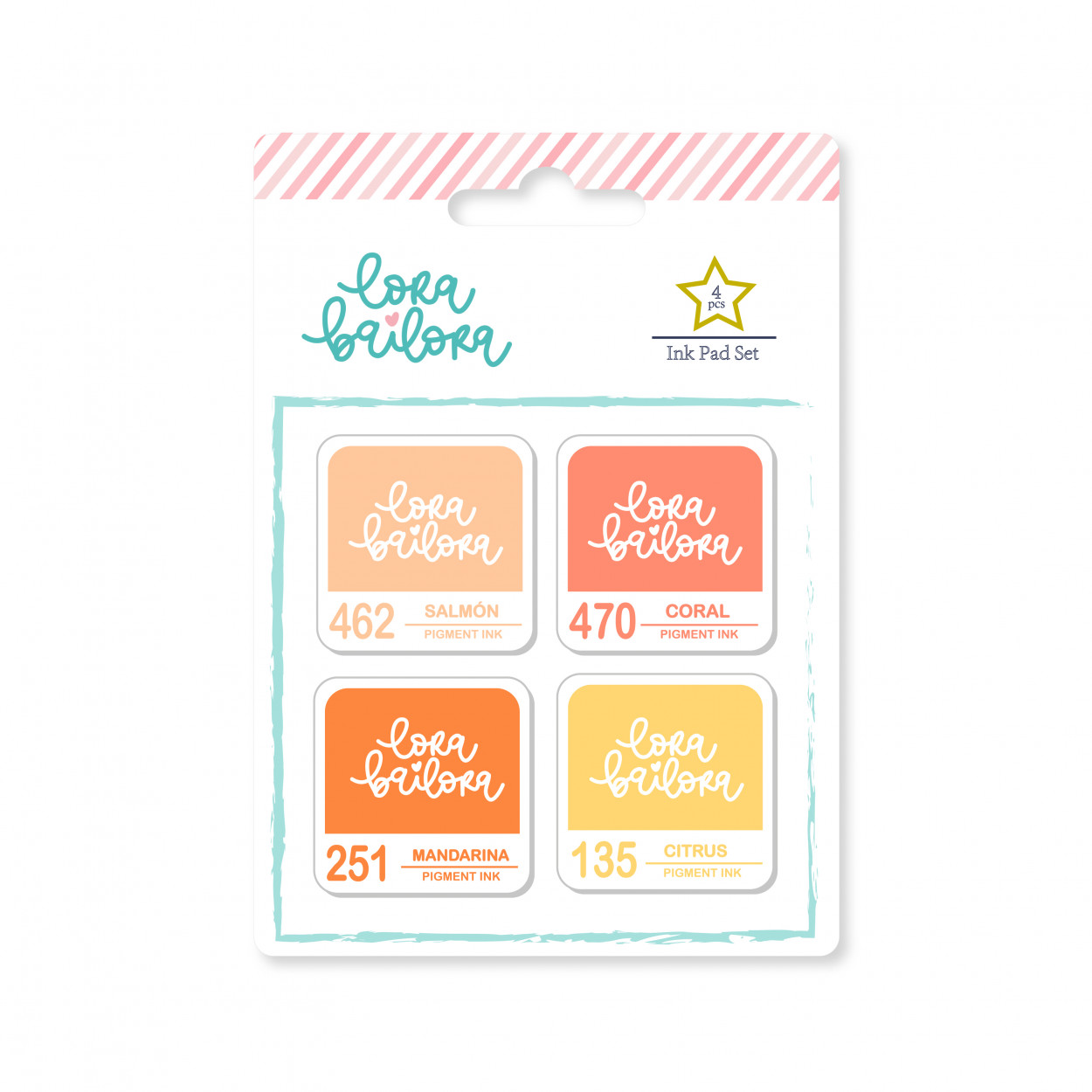 Almofadas tinta PEACH | Lora Bailora