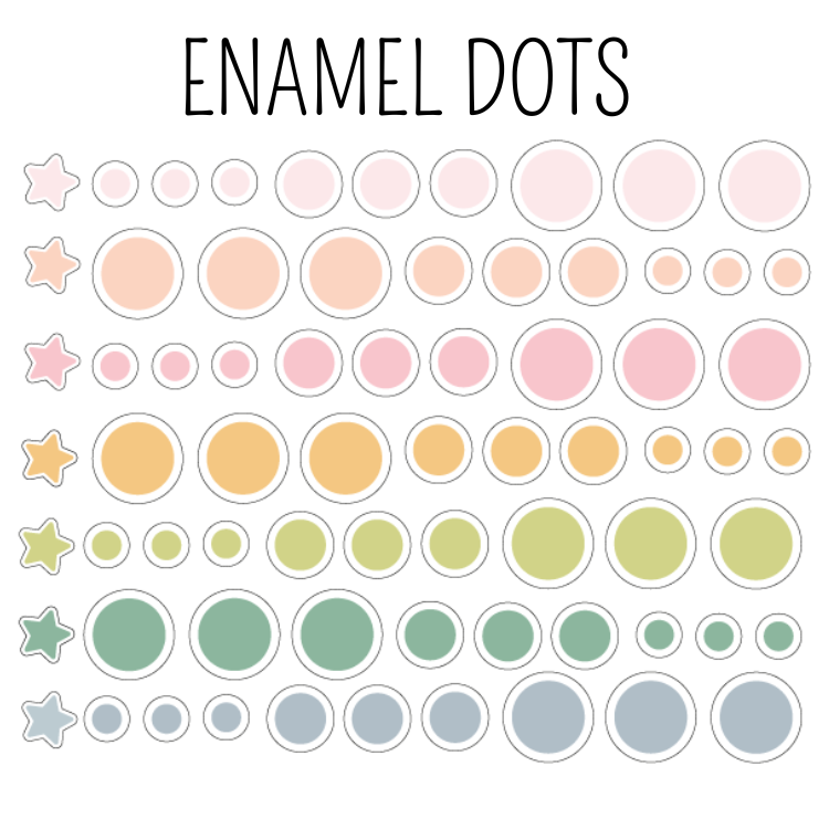 Enamel Dots POSITIVA Johanna Rivero