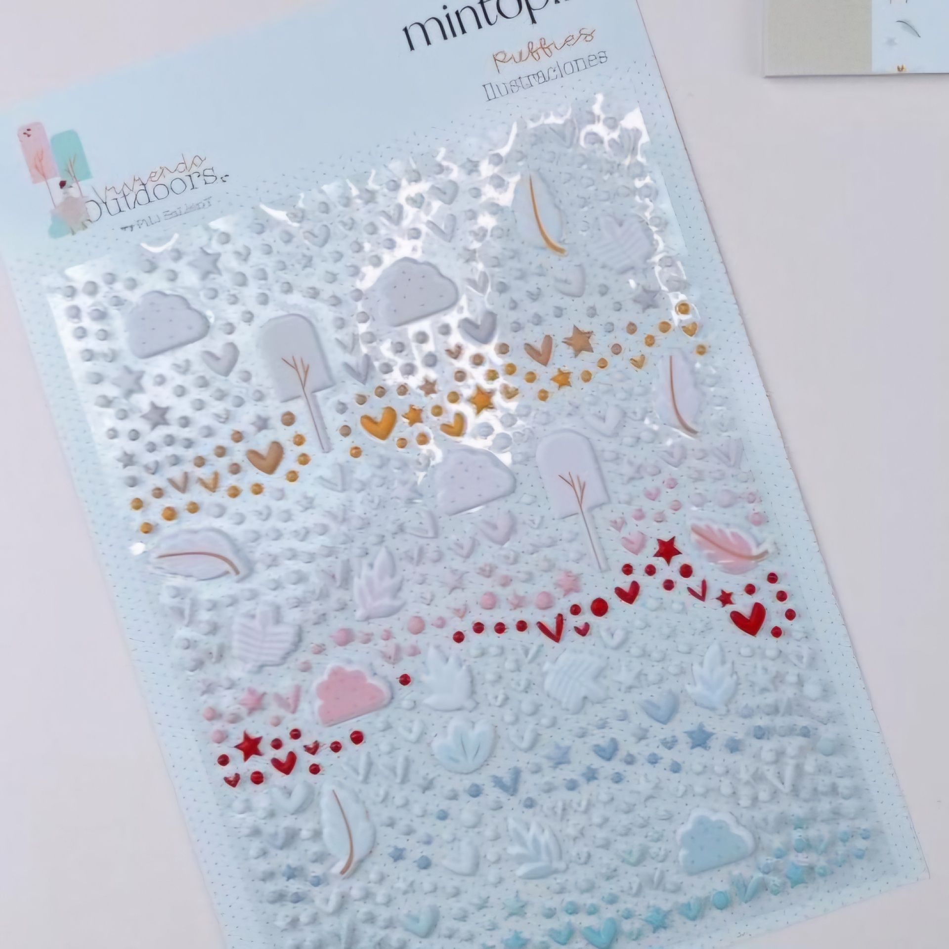 Puffy Stickers Básicos Outdoors by Pili Sallent