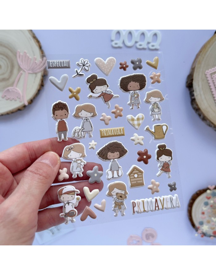 Autocolantes Puffy • Patio Alua Cid