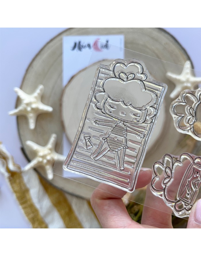 Carimbos Vamos à Praia Playa o Piscina Alua Cid