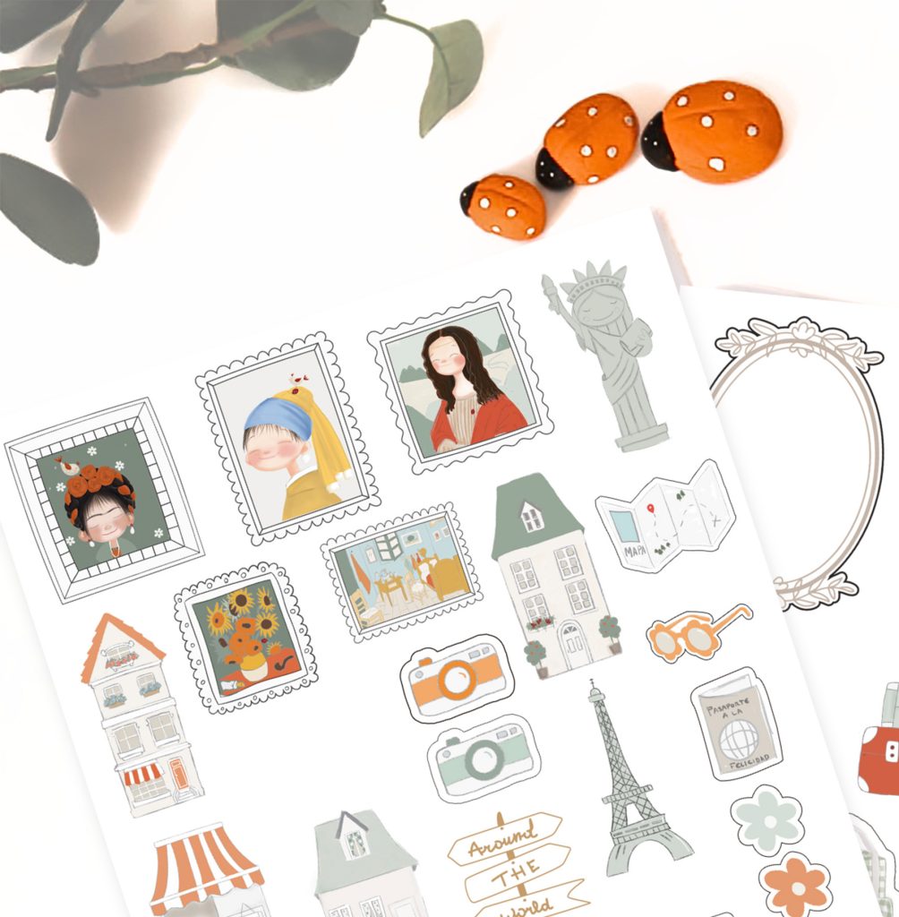 Die Cuts Ilustrações 2 Destino Felicidad Mariquilla