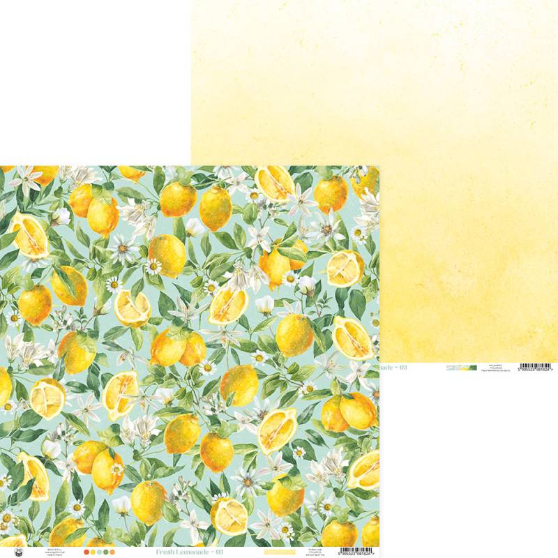 Bloco 12"x12" Fresh Lemonade P13 Paper Products