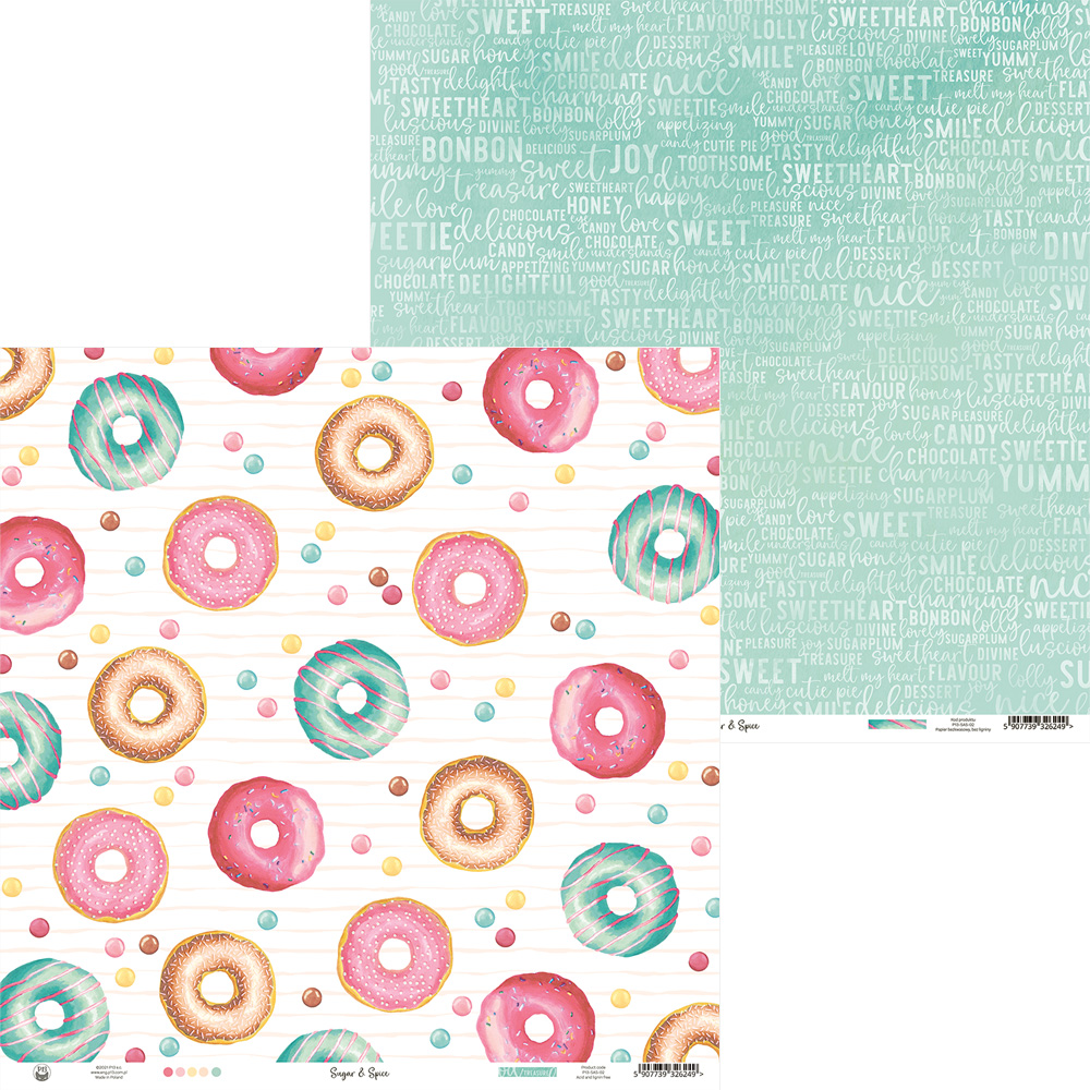 Bloco 12" Sugar & Spice P13 Paper Products