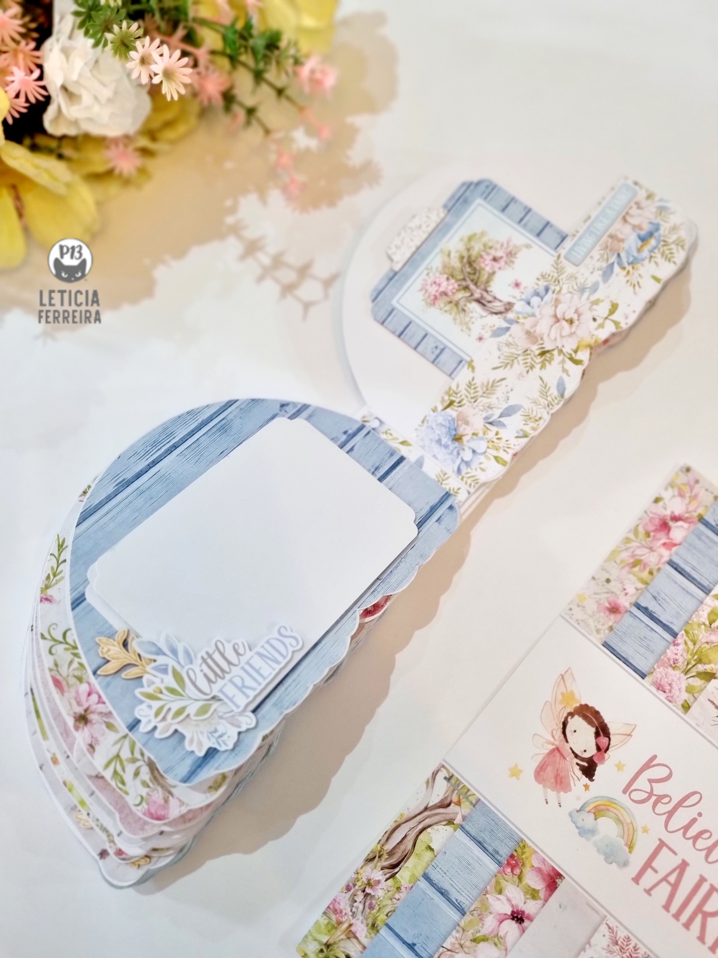 Álbum Fotos Scrapbook Arco Íris