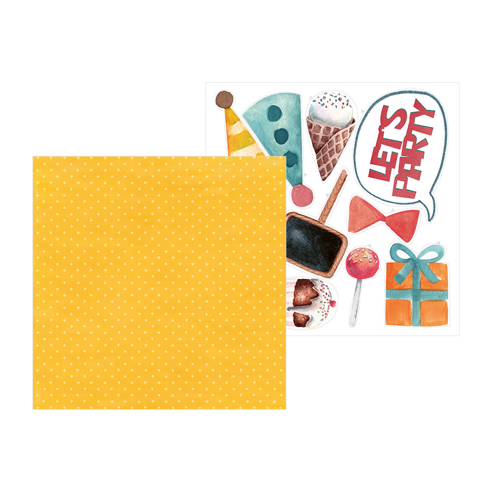 Bloco 6"×6" Happy Birthday P13 Paper Products