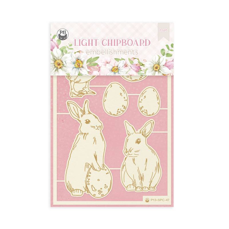 Chipboard Coelhinhos Spring is Calling P13 Paper Products